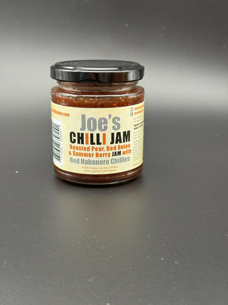 Joe's CHILLI JAM - Roasted Pear, Red Onion & Summer Berry Chilli Jam