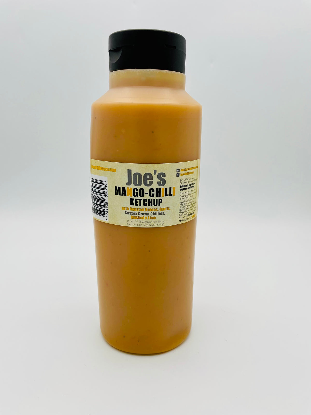 Joe's Mango Chilli Ketchup: FOOD SERVICE SIZE : 2x 1000ml SQUEEZY BOTTLES
