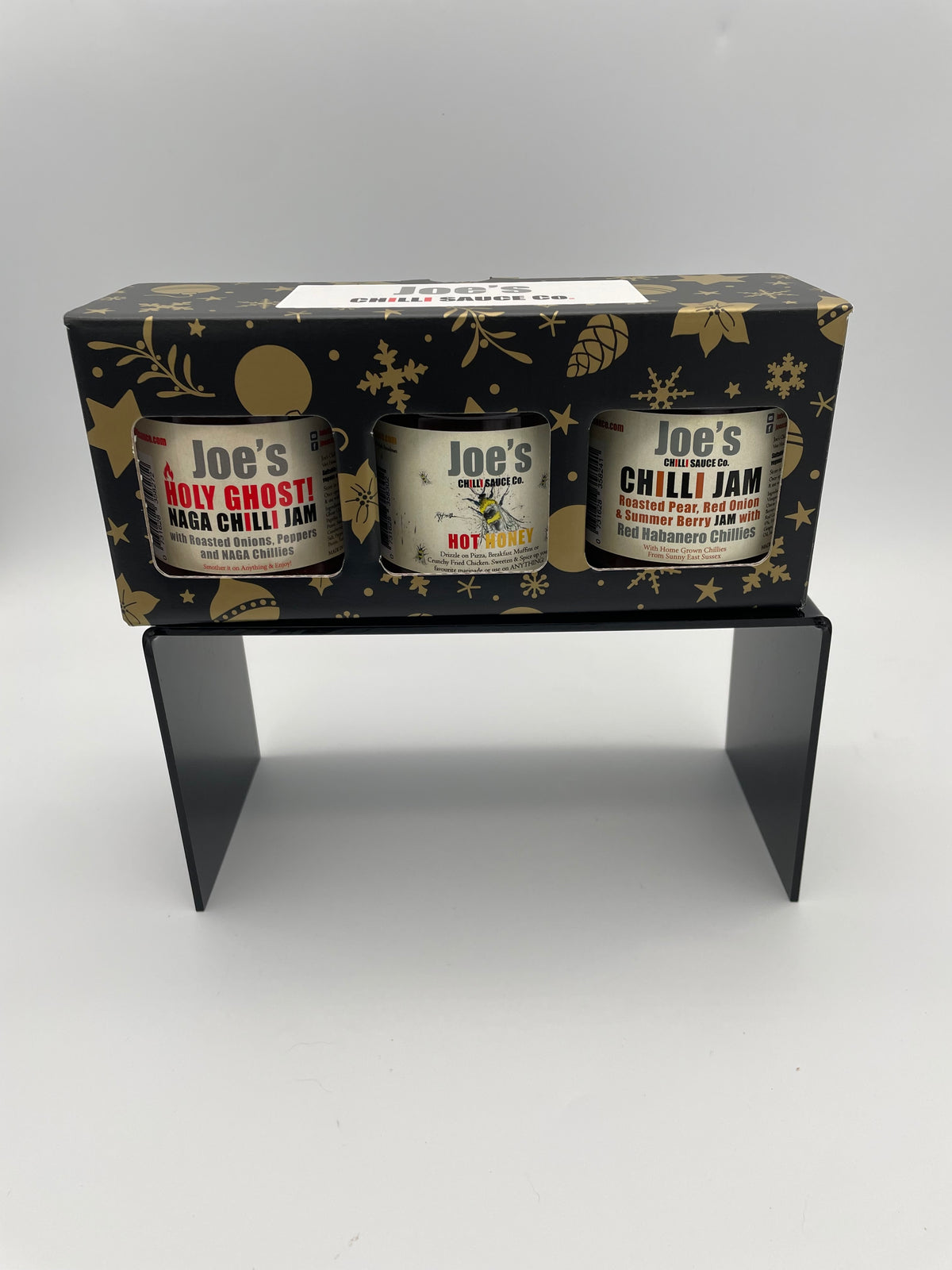A Festive XMAS 3 Jar Hot Honey & Chilli Jam GIFT PACK!